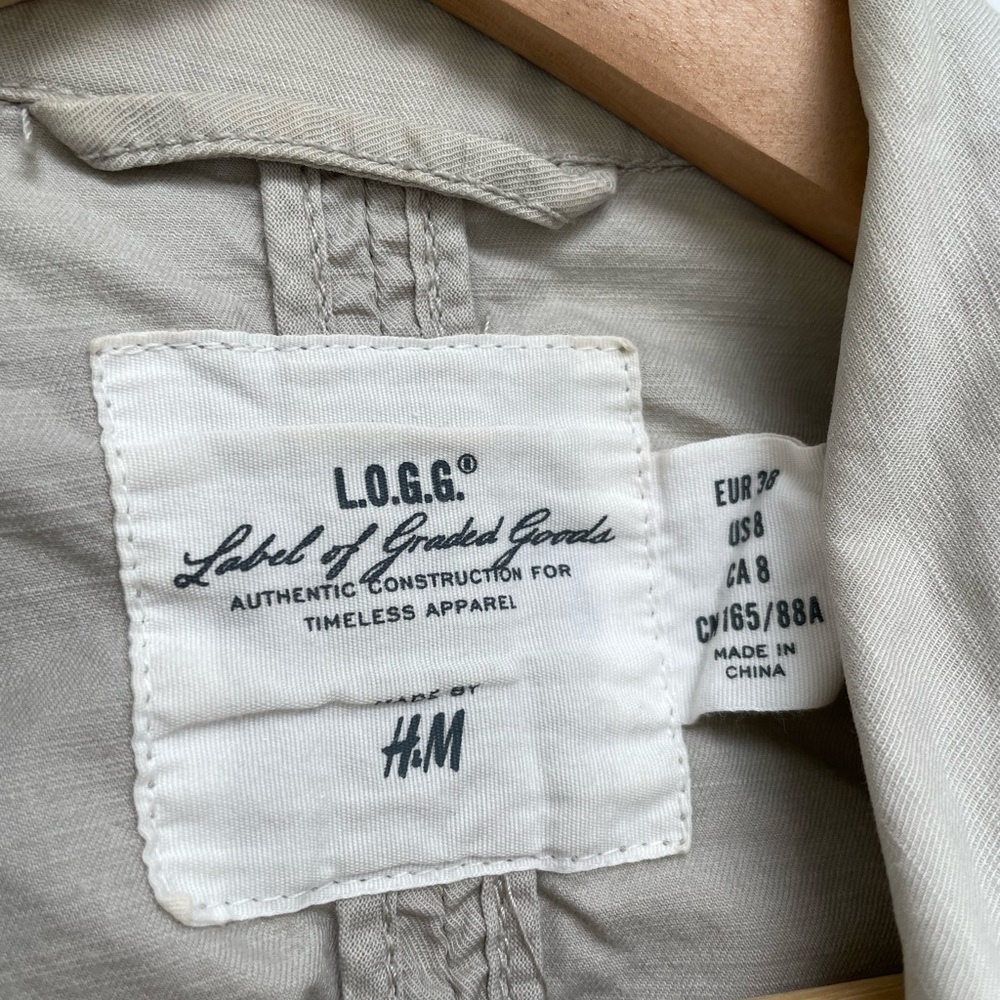 H&M Beige Utility Jacket - Picture 9 of 9